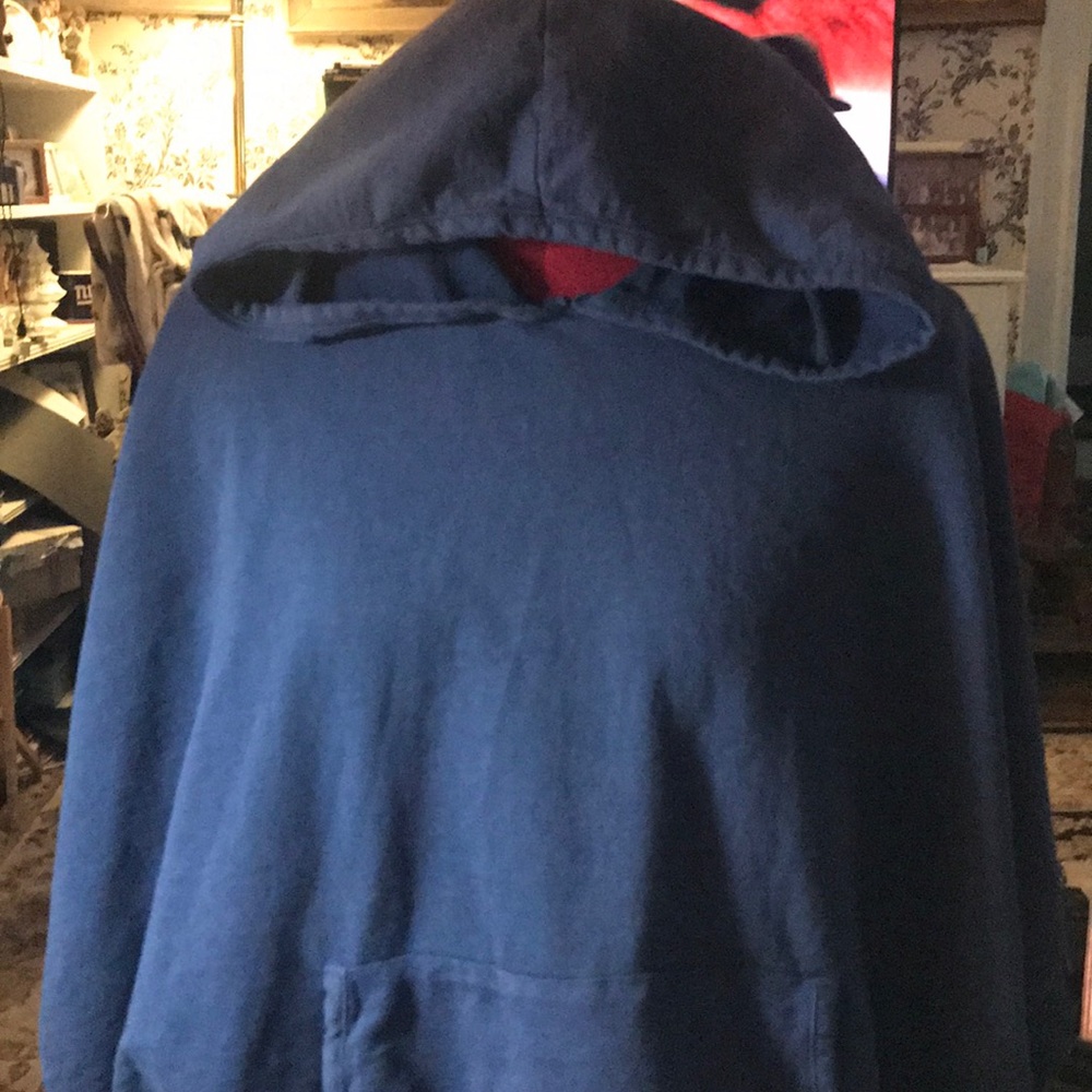 Blue Poncho